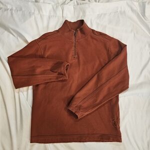 Margaritaville Quarter-zip Pullover Sweater - Men's Large L - Orange